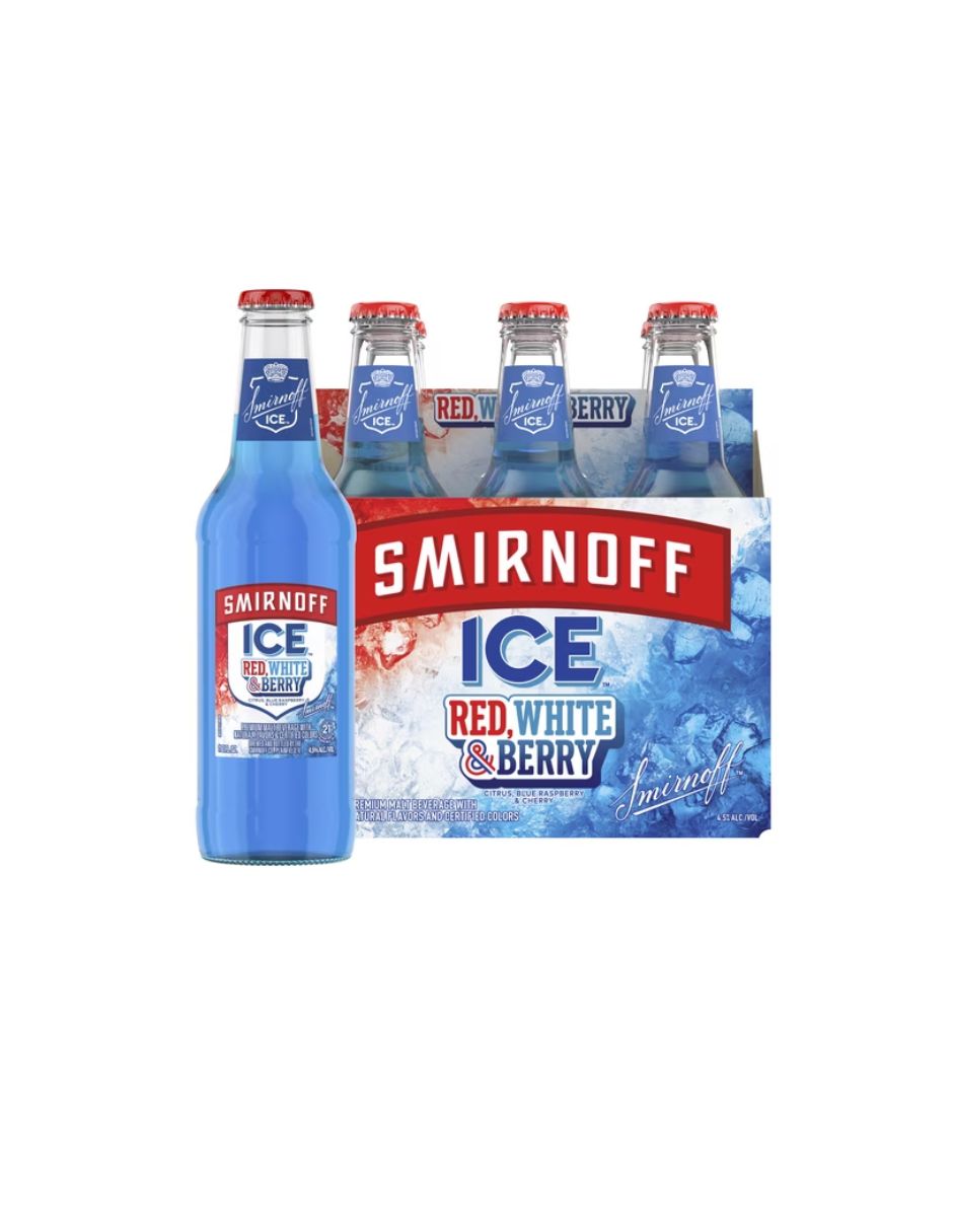 Bebida Smirnoff Ice Red White Berry 6 Botellas 331 ml