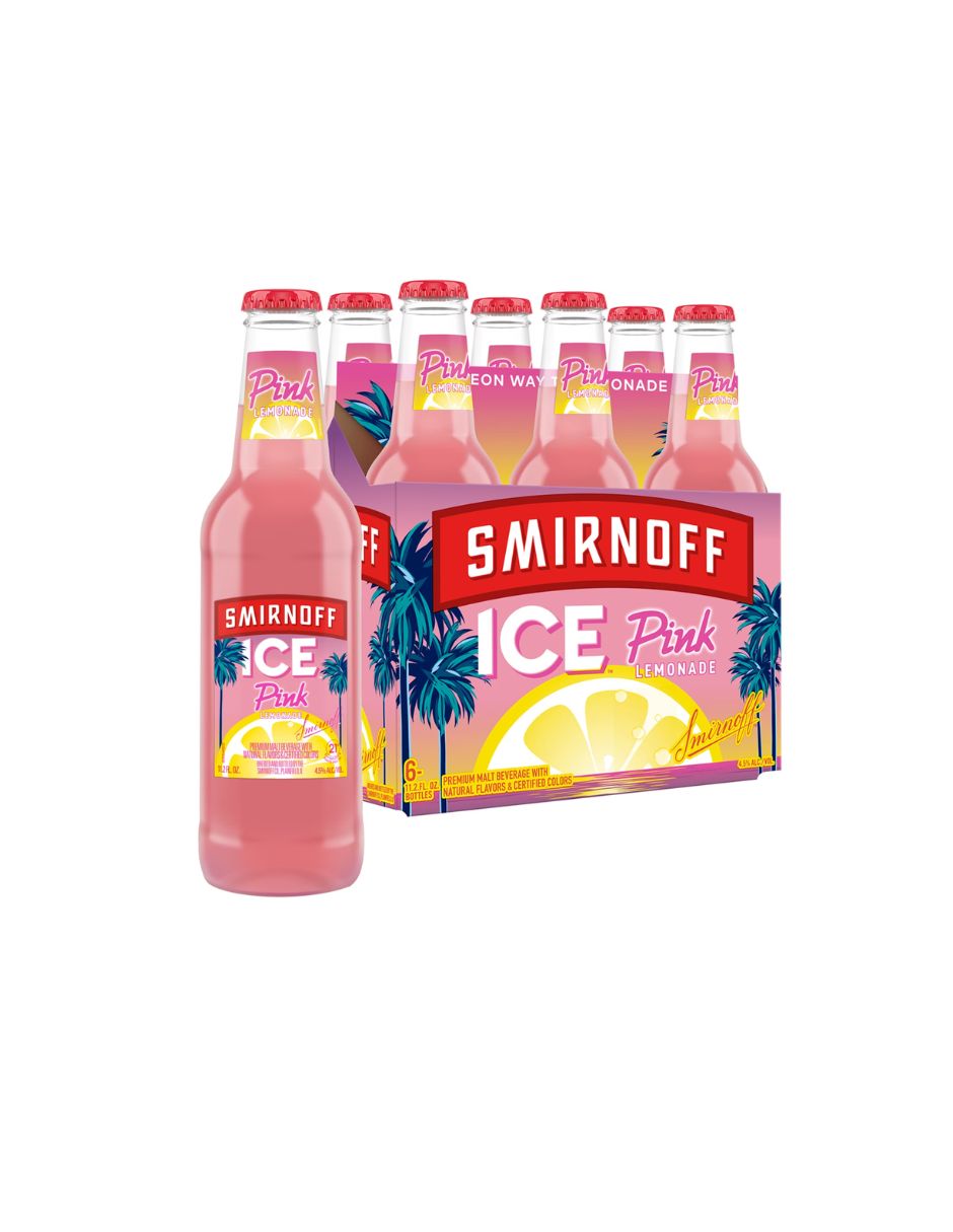 Bebida Smirnoff Ice Pink Lemonade 6 Botellas 331 ml