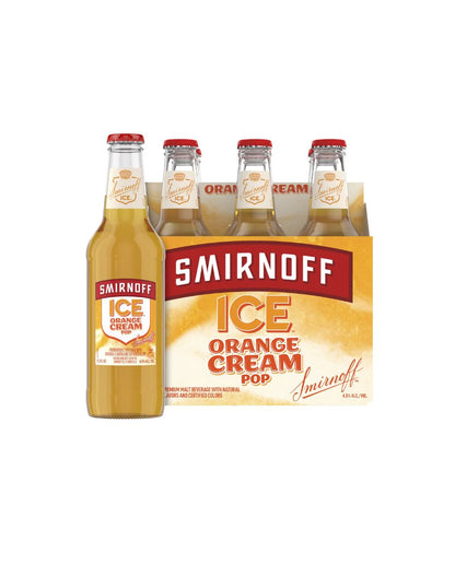 Bebida Smirnoff Ice Orange Cream Pop 6 Botellas 331 ml