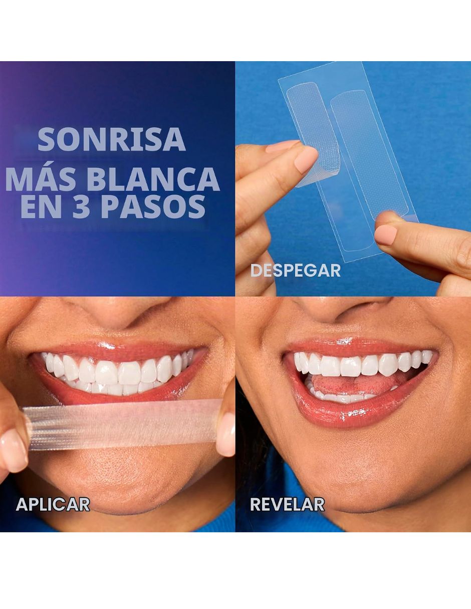 Tiras Blanqueadoras Crest 3D Whitestrips 28 Piezas