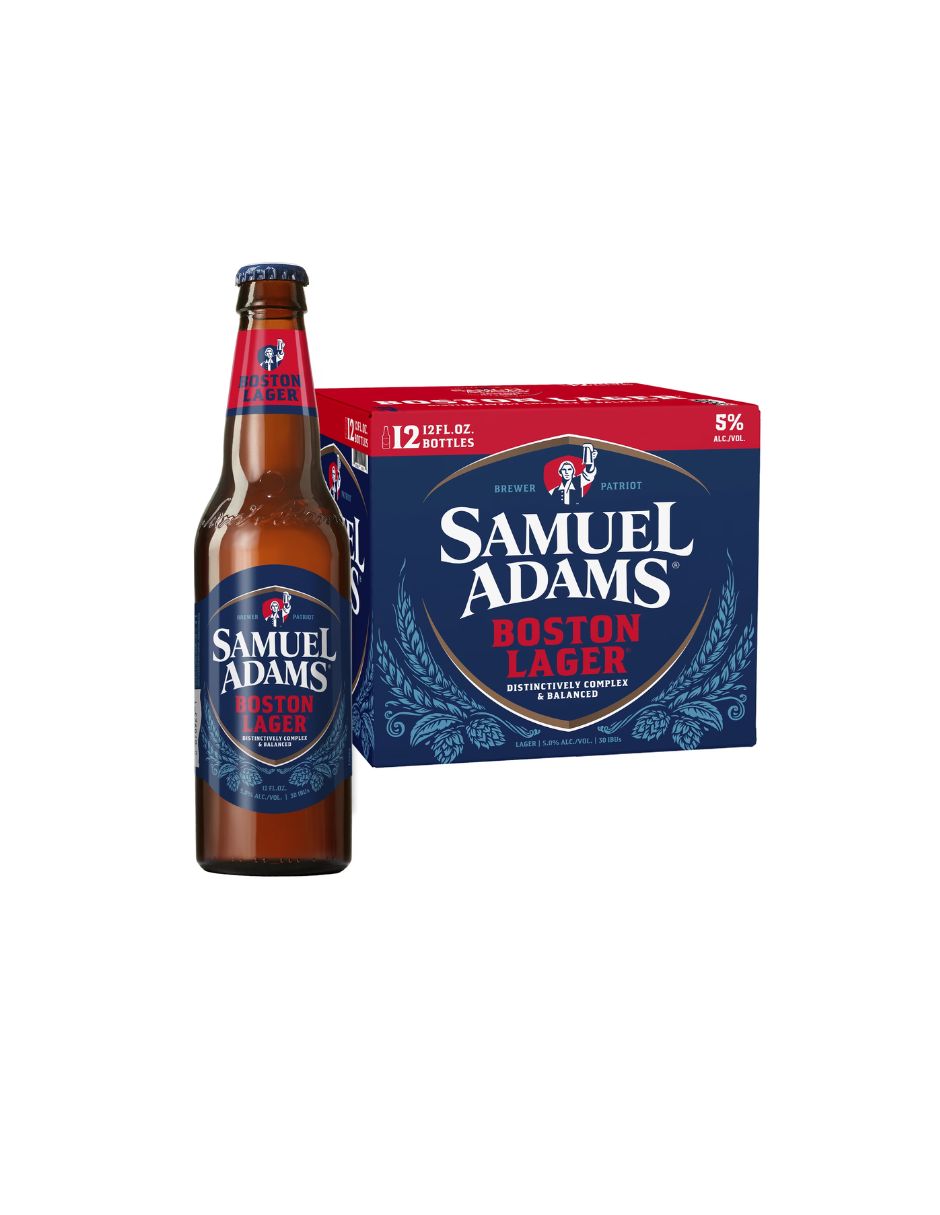 Cerveza Samuel Adams Boston Lager 12 Botellas 355 ml