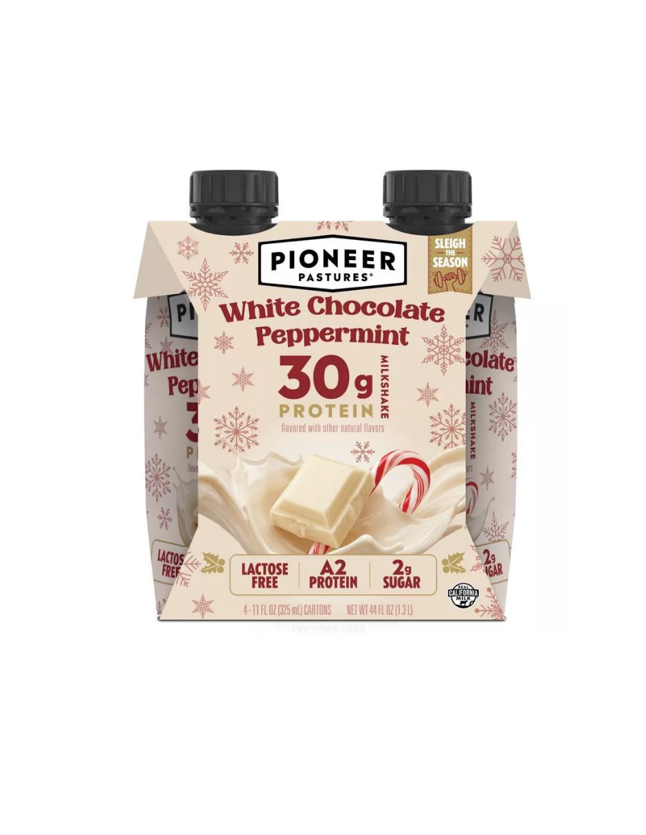 Batido Proteico Pioneer Pastures A2 Menta Chocolate 4 Pzas
