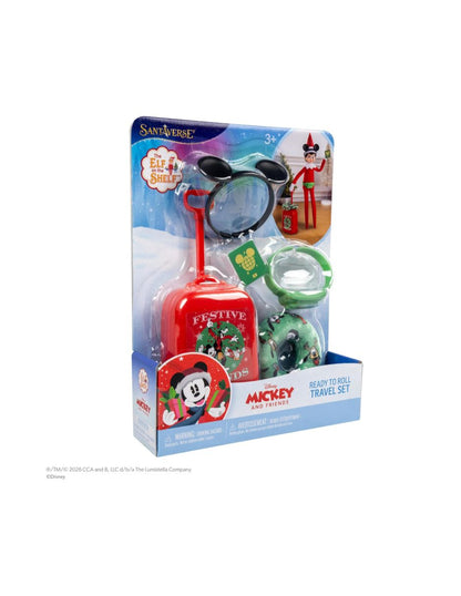 Set de Viaje The Elf on the Shelf Mickey Mouse 5 Piezas