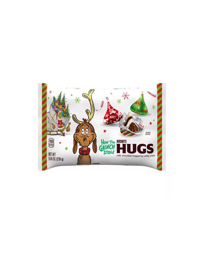 Chocolates Hershey's Hugs edición navideña Max Crema Blanca 239 g