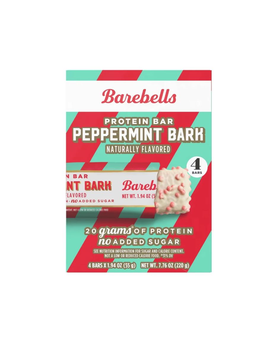 Barritas Barebells Chocolate Menta Proteína 4 barras