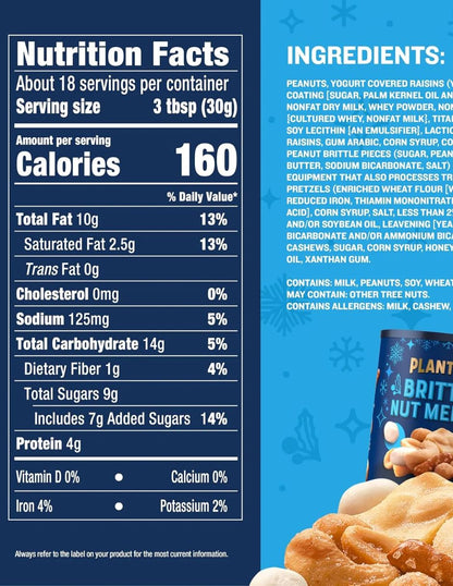 Mezcla Planters Holiday Cacahuates y Pretzels 546 g