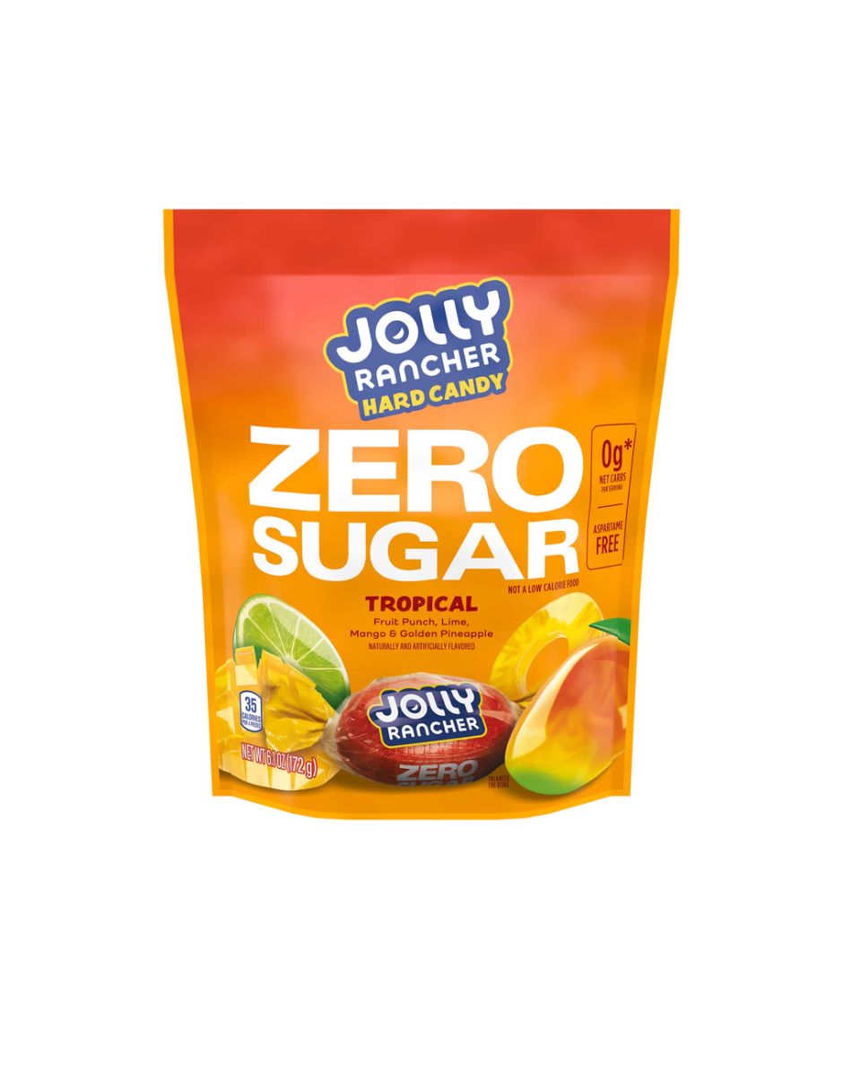 Caramelos Jolly Rancher Zero Sugar Tropicales 172 g