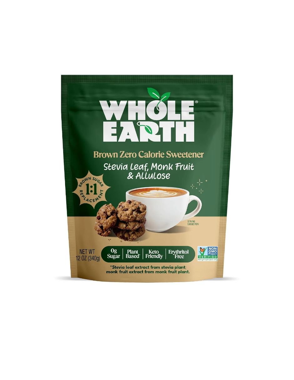 Endulzante Whole Earth Brown Stevia y Alulosa 340 g