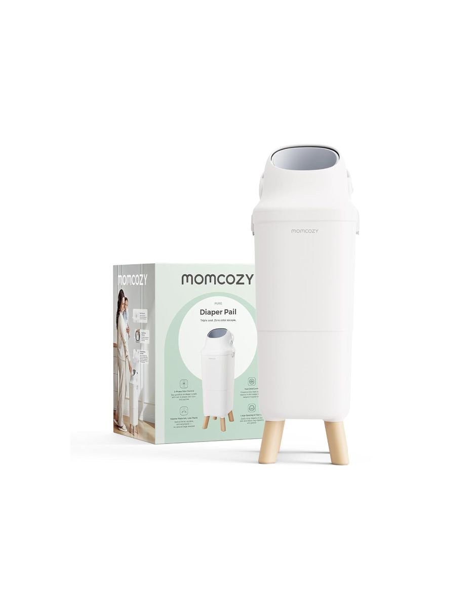 Cubo para Pañales Momcozy Triple Sellado Antiolores