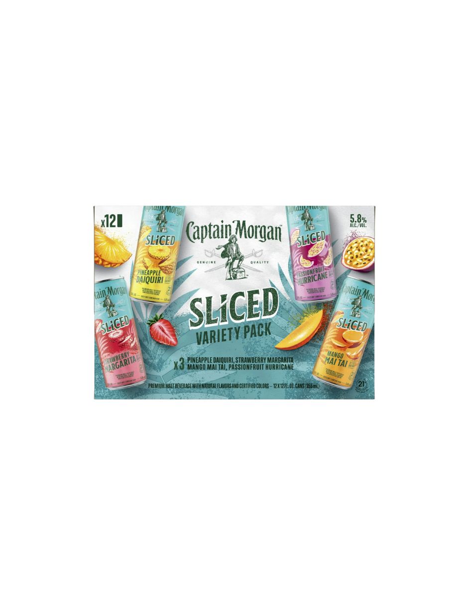 Cocteles Captain Morgan Sliced 12 Latas 355 ml