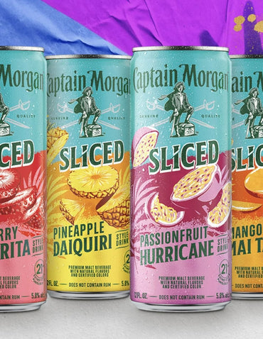 Cocteles Captain Morgan Sliced 12 Latas 355 ml