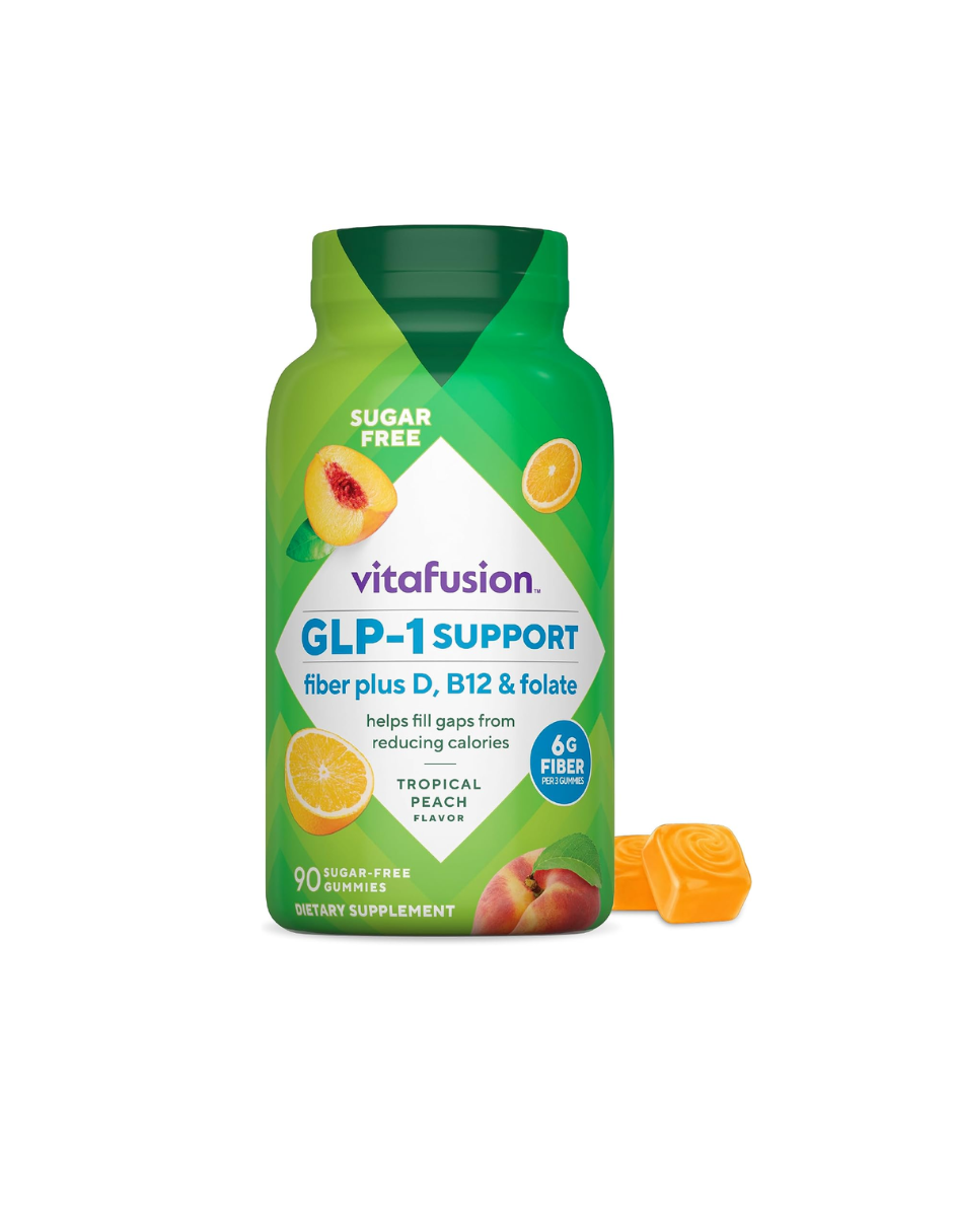 Suplemento alimenticio Vitafusion GLP-1 Fiber Plus Sin Azúcar 90 gomitas