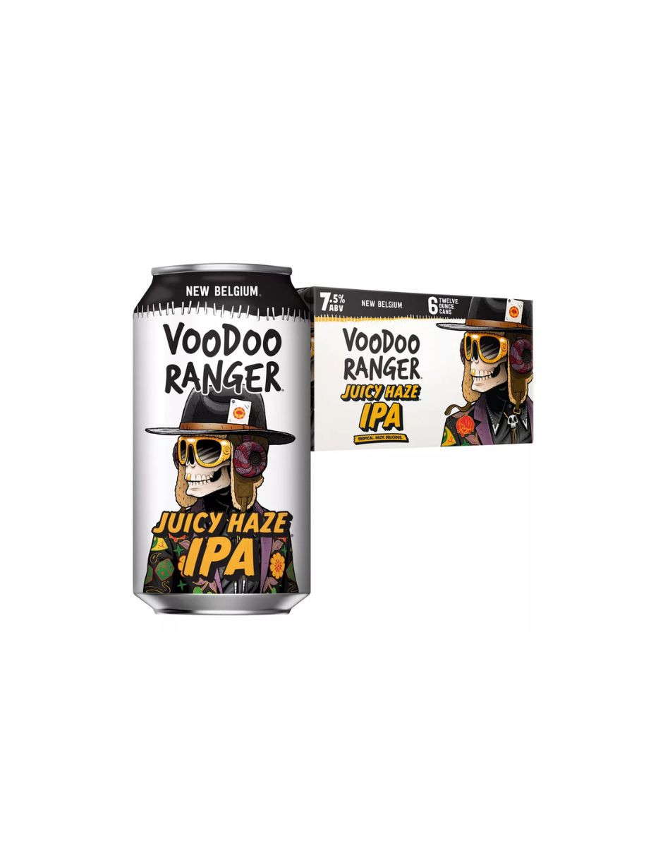 Cerveza Voodoo Ranger Juicy Haze 6 Latas 355 ml