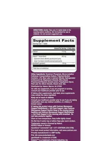 Suplemento Menopausia Centrum Sueño 28 Tabletas