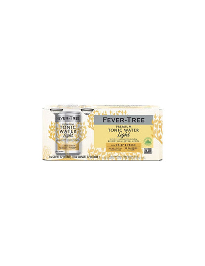 Agua Tónica Fever Tree Ligera 8 Latas 150 ml