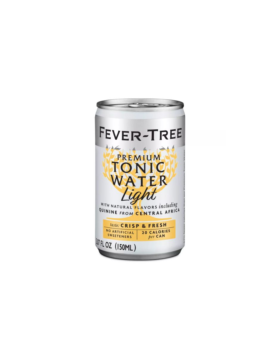 Agua Tónica Fever Tree Ligera 8 Latas 150 ml