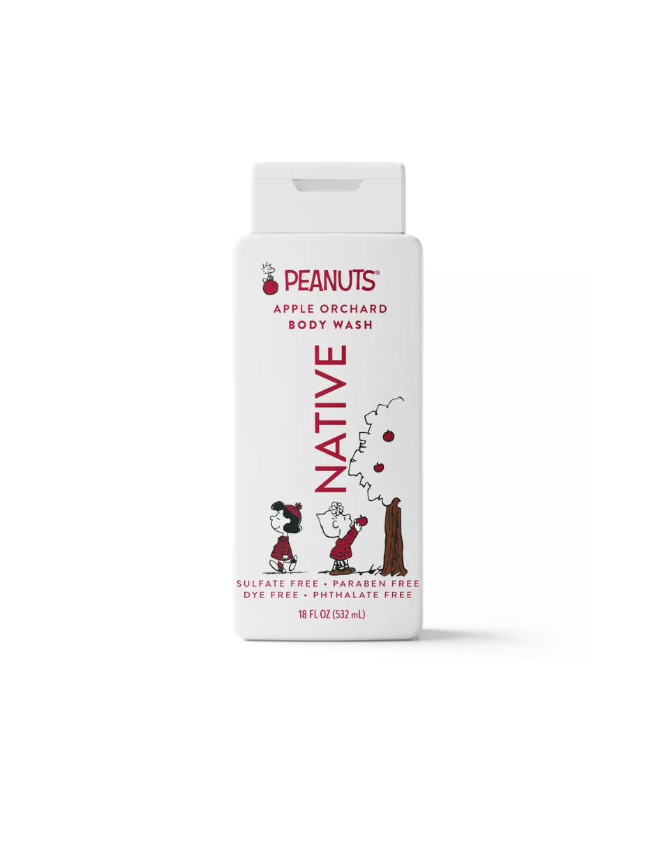 Gel de Baño Native x Peanuts Edición Limitada Apple Orchard 532 ml
