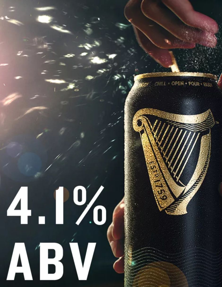 Guinness Draught Stout 8 Latas 14.9 oz