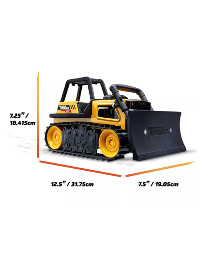 Bulldozer Tonka Steel Classics Acero con Hoja Móvil 32 cm