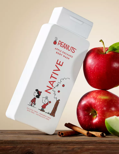 Gel de Baño Native x Peanuts Edición Limitada Apple Orchard 532 ml