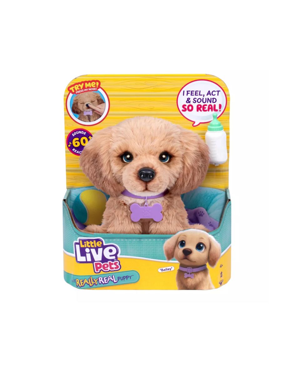 Cachorro Interactivo Little Live Pets Bailey 60 Sonidos