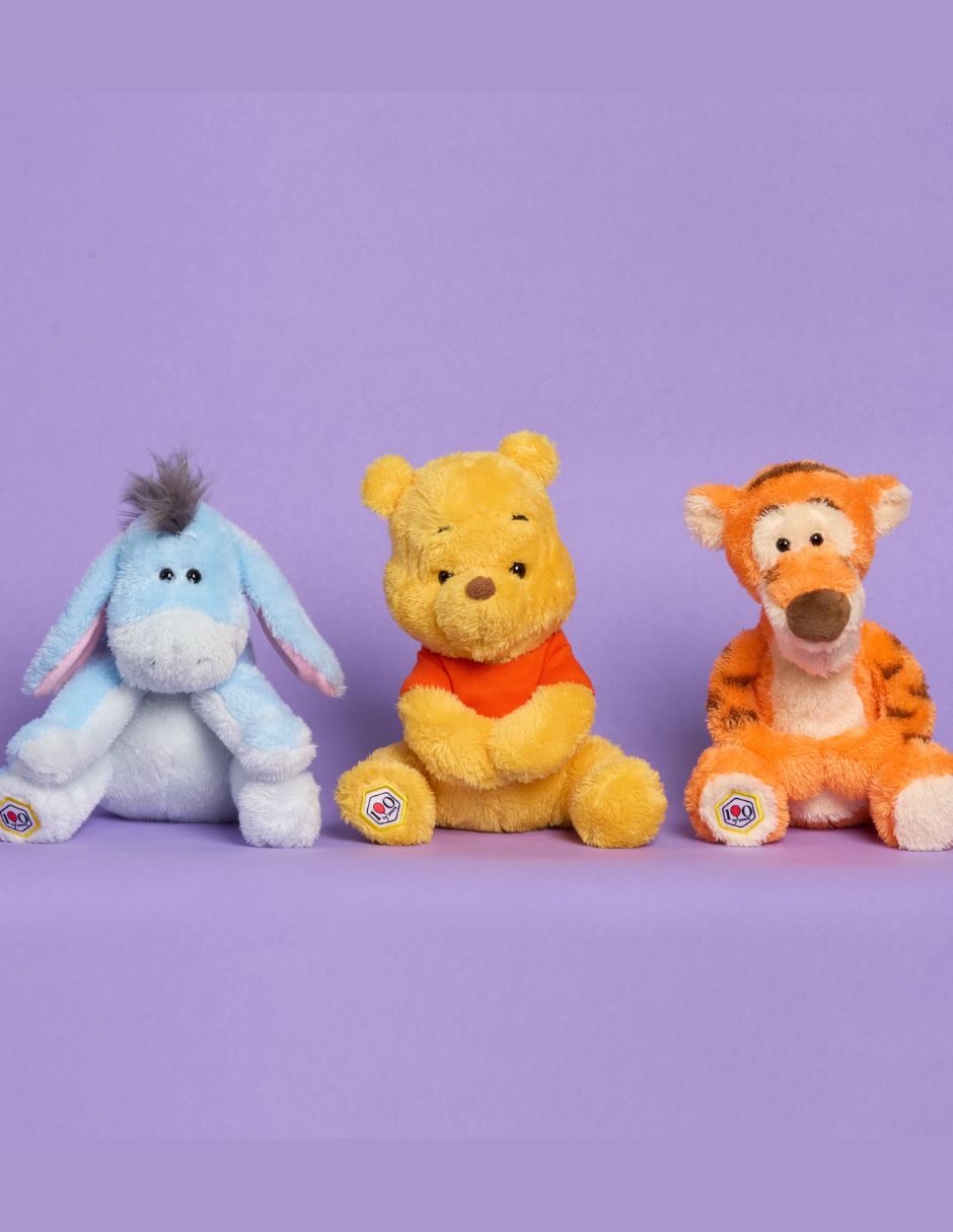 Set de Peluches Disney Winnie the Pooh 100 Aniversario 20 cm