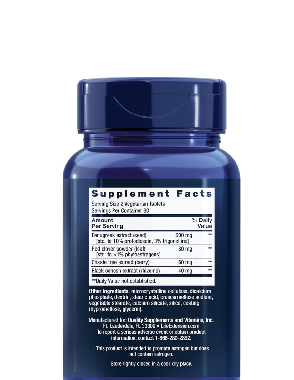 Suplemento Menopausia Life Extension Balance 60 Tabletas