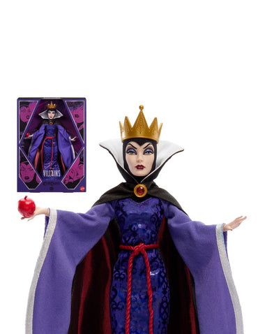 Muñeca Reina Malvada Disney Coleccionable con Manzana