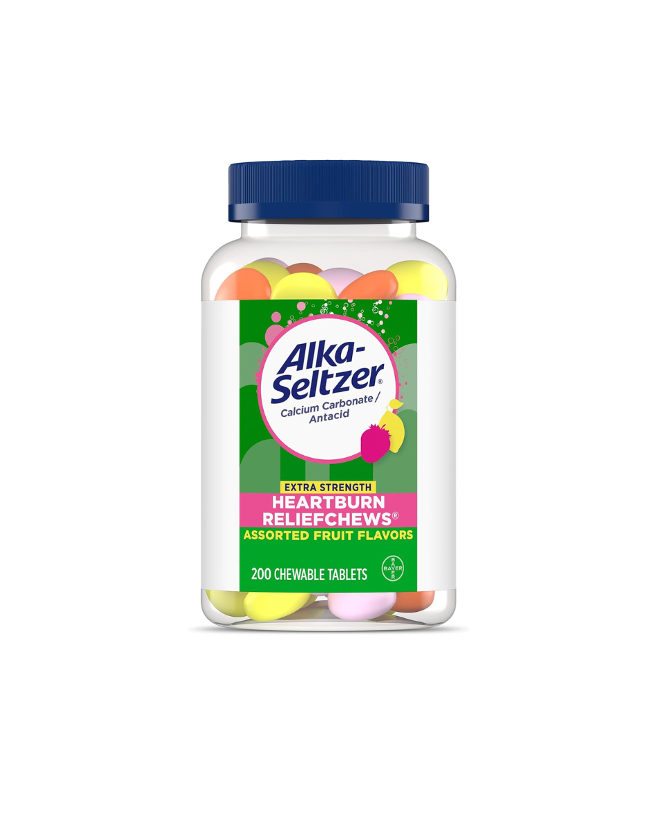 Tabletas masticables Antiácidas Alka-Seltzer Extra Fuerte 200 Piezas