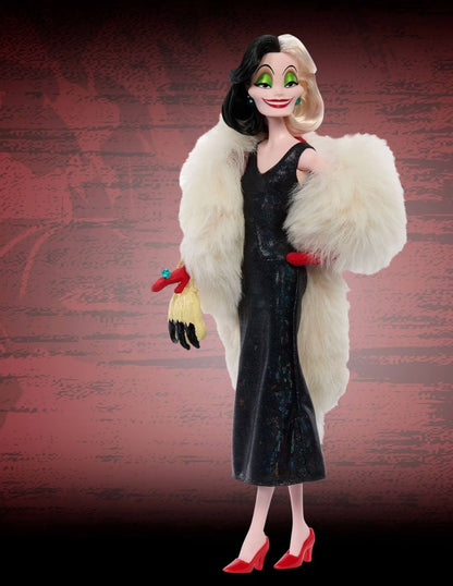 Muñeca Cruella Disney Coleccionable con Bolsa