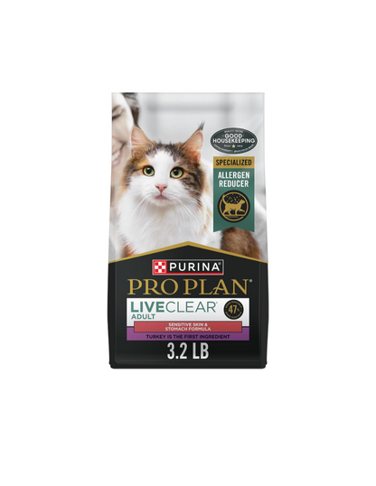 Alimento Purina Pro Plan LiveClear Reducción de alérgenos Pavo y Avena 1.45 kg