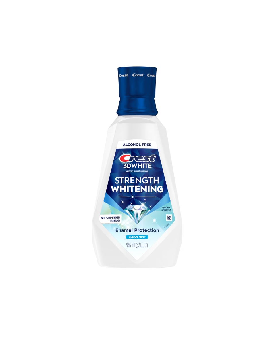 Enjuague Bucal Crest 3D White con Flúor 946 ml