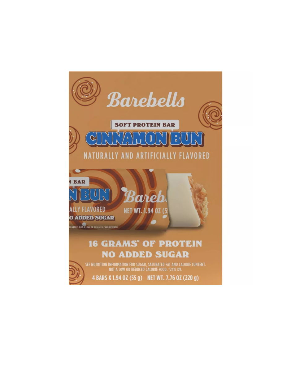 Barritas Proteicas Barebells Cinnamon Bun 4 Piezas 220 g