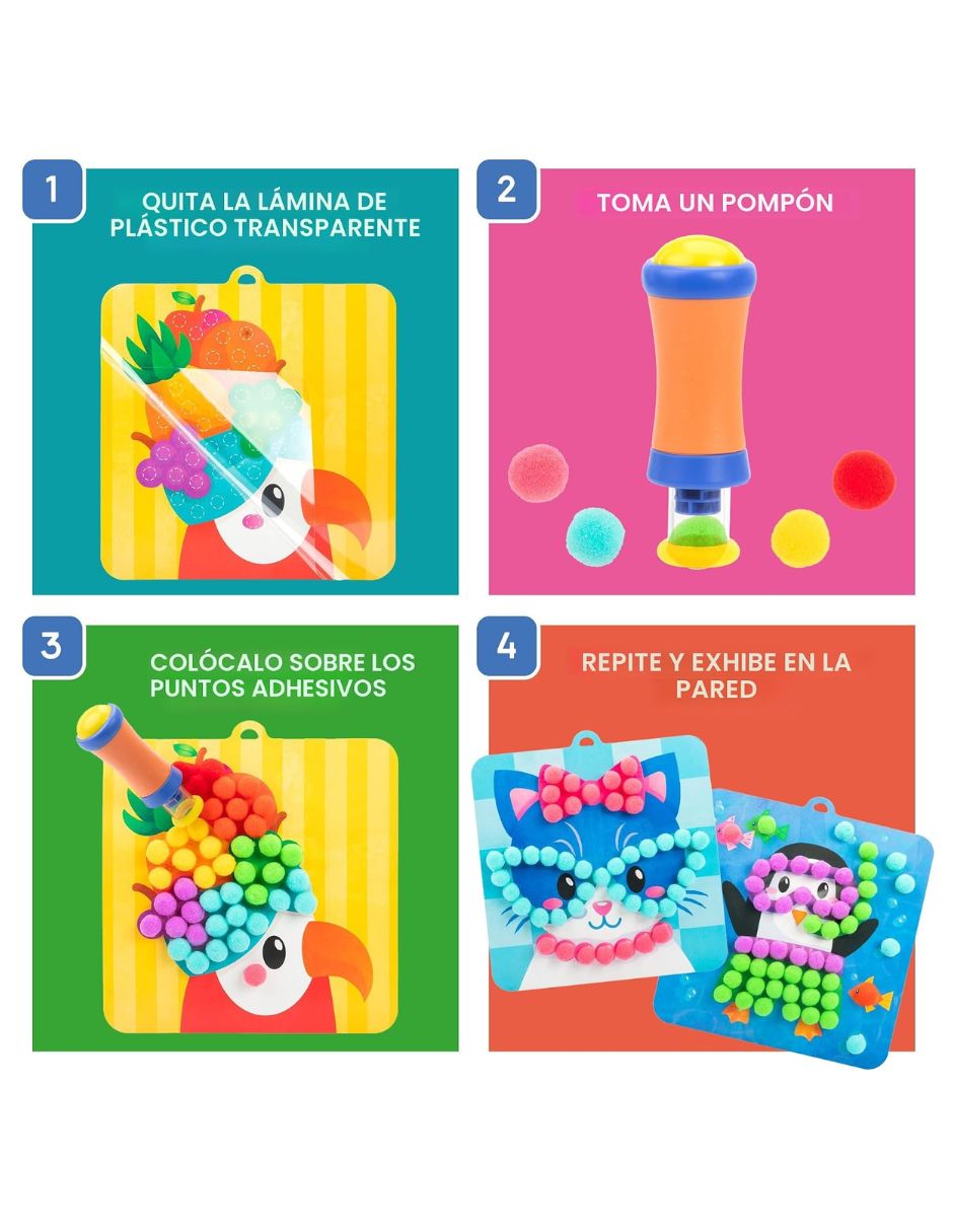 Kit de Manualidades Educational Insights Pompones 1017 Piezas