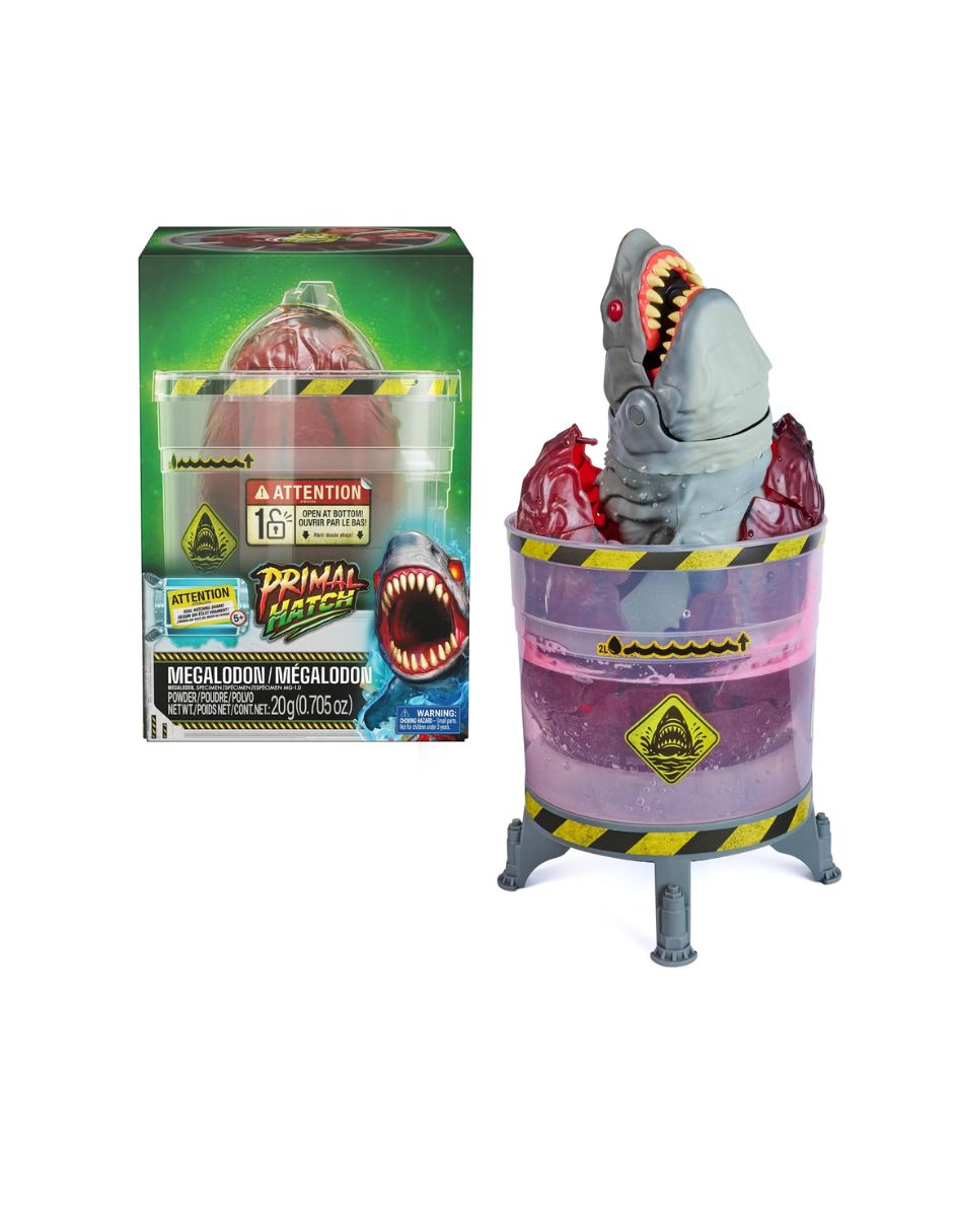 Juguete Tiburón Primal Hatch Megalodon Interactivo 40 cm
