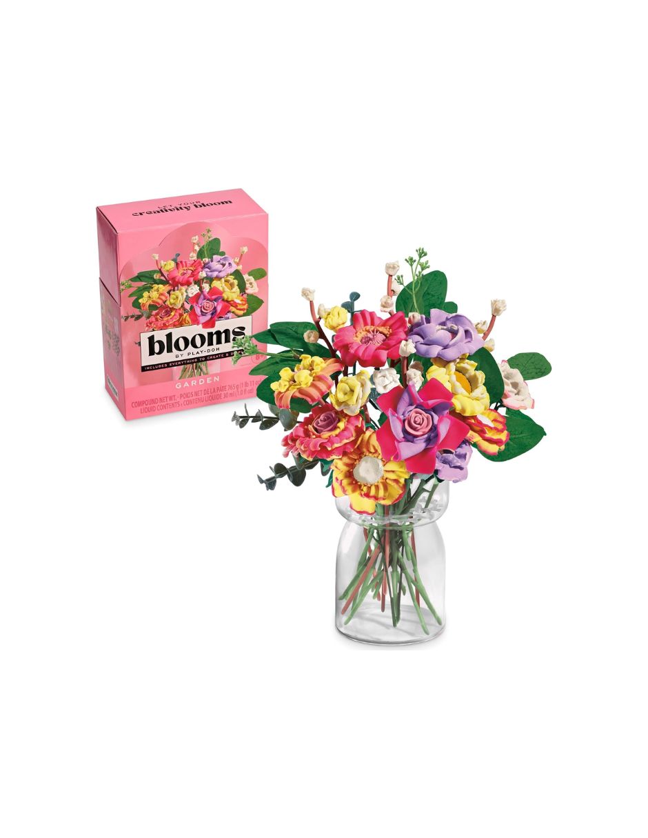 Kit de Flores Play-Doh Blooms Garden con Jarrón 20 Barras
