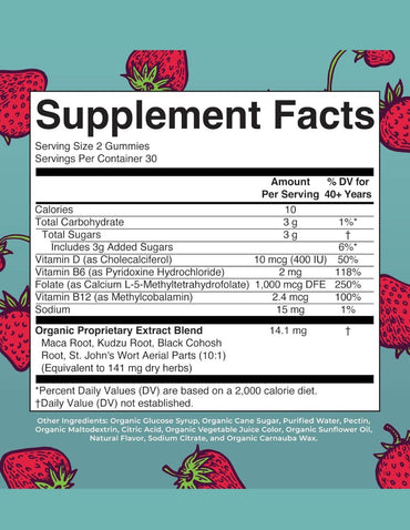 Gomitas Menopausia MaryRuth Orgánicas 60 Piezas