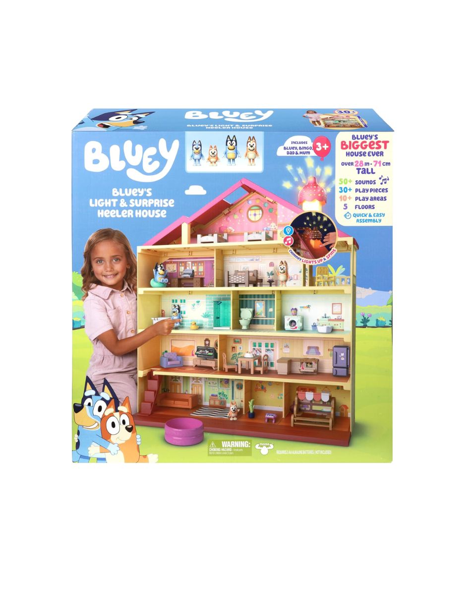 Casa de Juego Bluey Heeler House 5 Pisos 71 cm