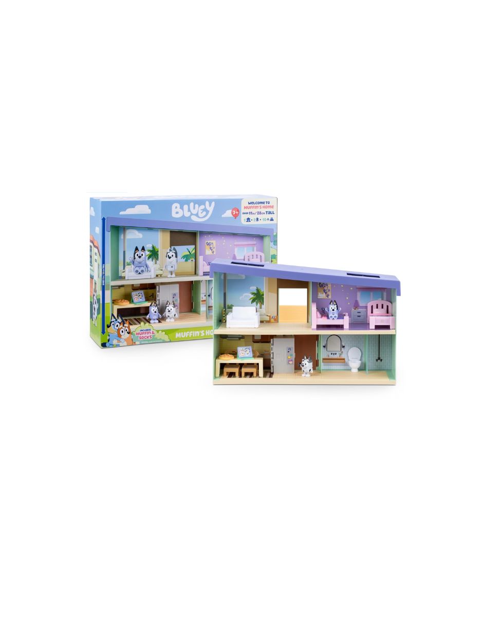 Set de Juego Bluey Casa de Muffin 2 Niveles 42 cm