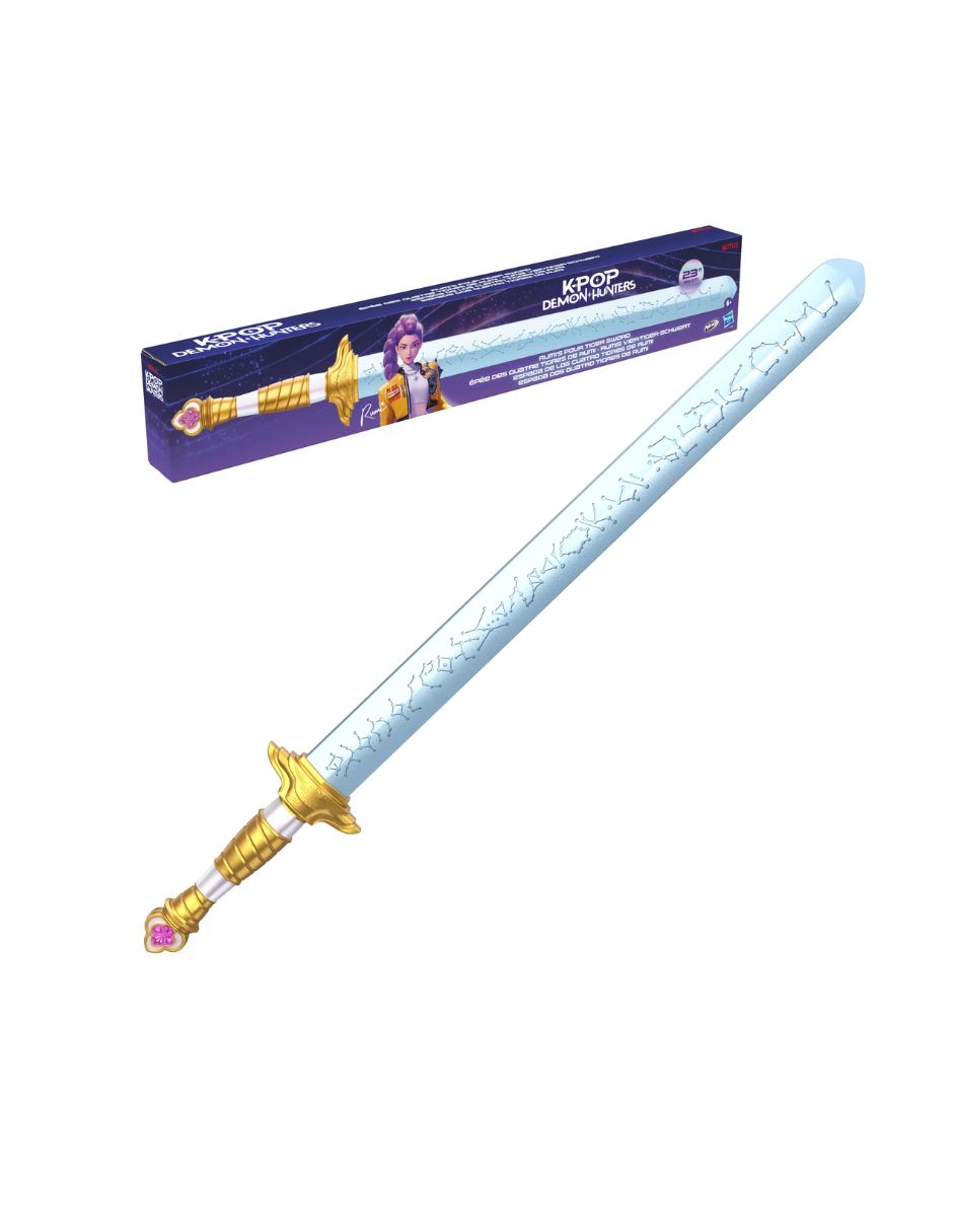 Espada Nerf KPop Demon Hunters Rumi de Espuma 60 cm
