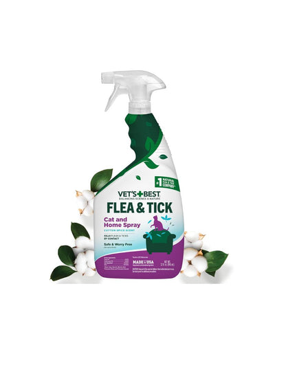 Spray para Hogar Vet’s Best Pulgas y Garrapatas para Gatos 945ml