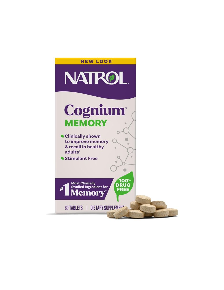 Suplemento Cognitivo Natrol Cognium Memoria 60 Tabs