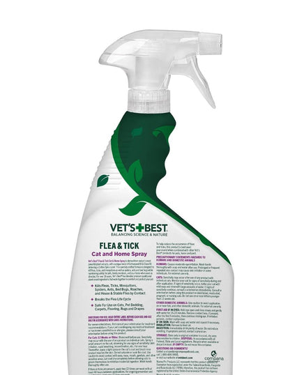 Spray para Hogar Vet’s Best Pulgas y Garrapatas para Gatos 945ml