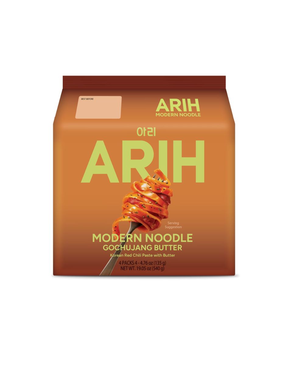 Fideos Coreanos ARIH Gochujang Mantequilla 4 bolsitas