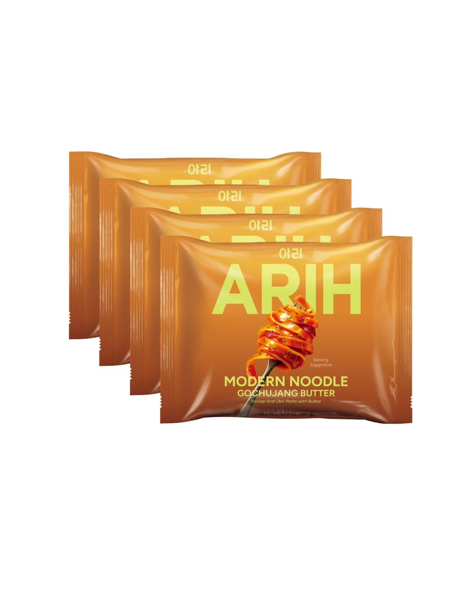 Fideos Coreanos ARIH Gochujang Mantequilla 4 bolsitas