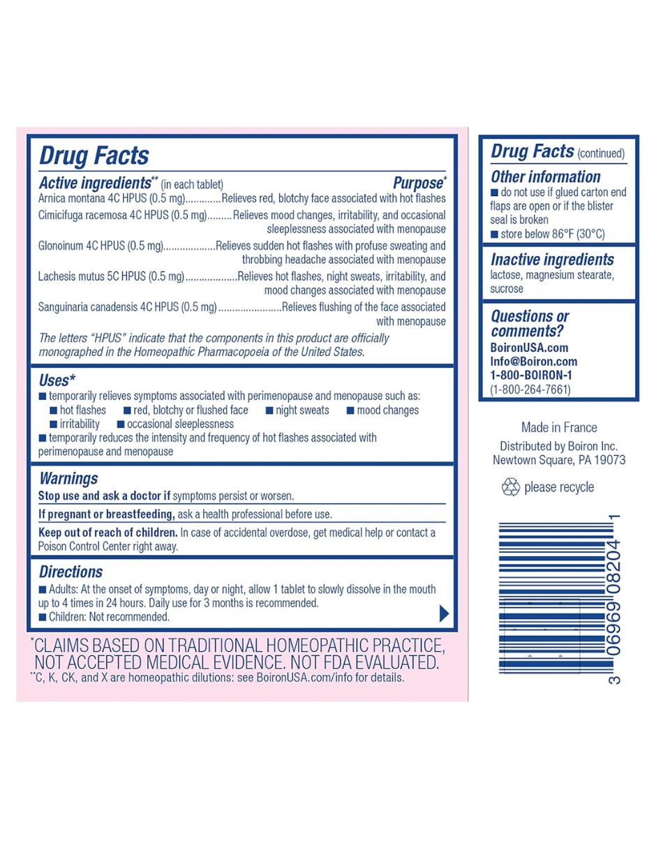 Tabletas Menopausia Boiron Cyclease 60 tabletas