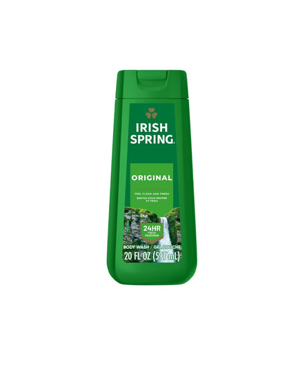Irish Spring Original Hidratante Face + Body Wash libre de parabeno 591ml