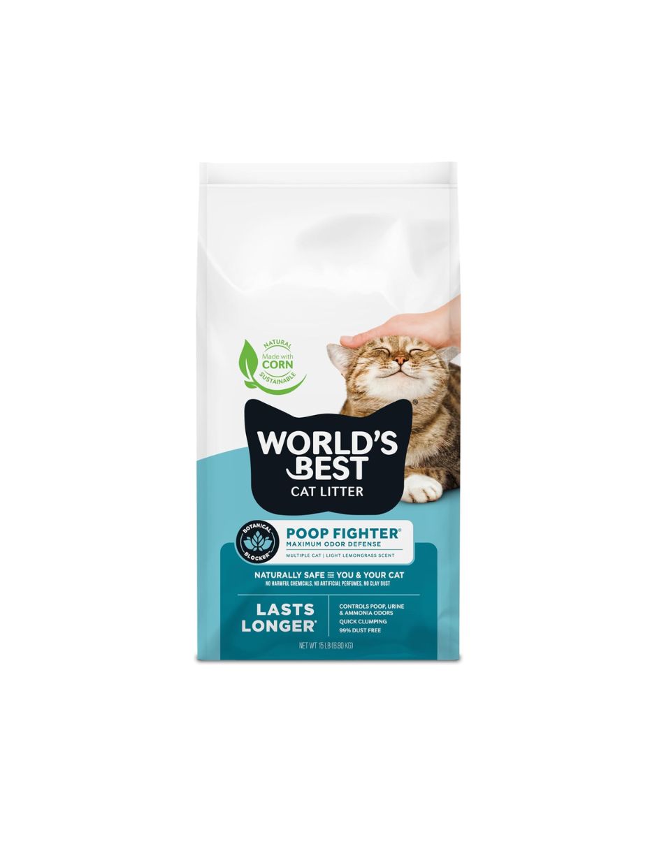 Arena para Gato World's Best Cat Litter Poop Fighter 6.8 kg