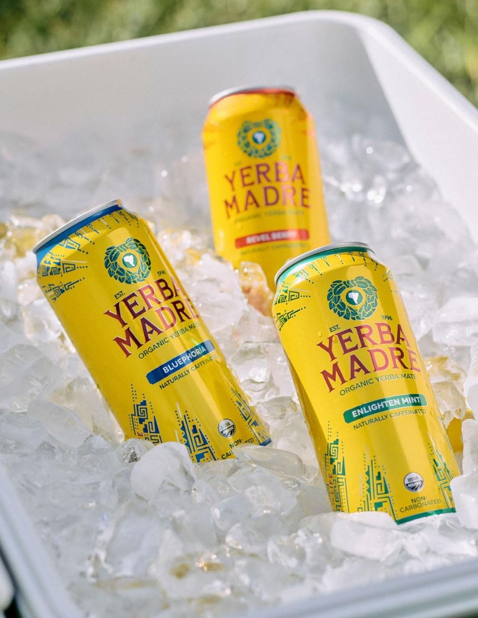 Bebida Energética Yerba Mate sabor variado 12 Latas 458 ml