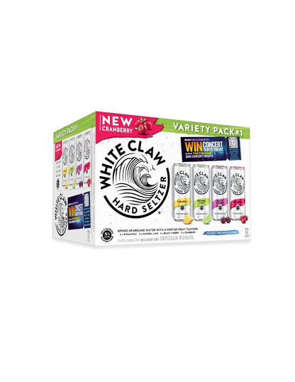 Hard Seltzer White Claw Pack 12 Latas Surtido